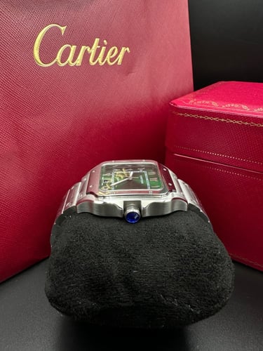 كارتييه سانتوس رجالي اخضر عربي