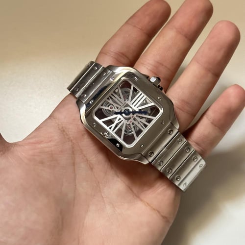 ساعة كارتييه سكيلتون رجالي