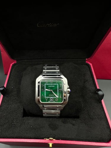 كارتييه سانتوس رجالي اخضر عربي