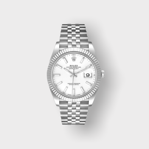 رولكس رجالي ديت جست ابيض