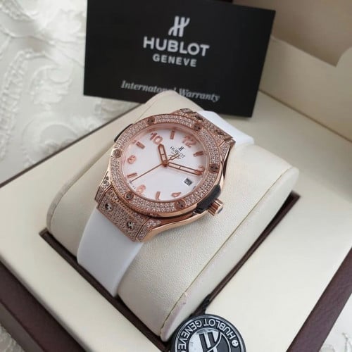 هوبلت نسائي ربل فصوص (ابيض)