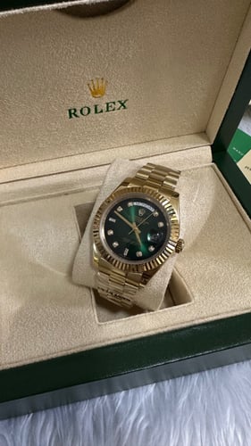 رولكس رجالي داي ديت ذهبي