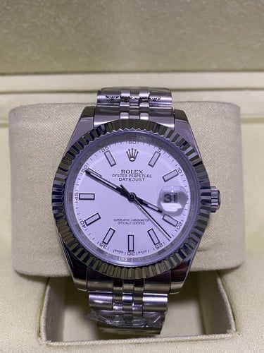 رولكس رجالي ديت جست ابيض