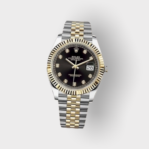 رولكس ديت جست مينا اسود