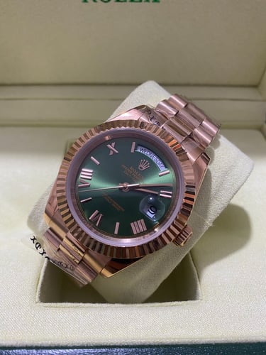 رولكس رجالي داي ديت ايام وتاريخ نحاسي