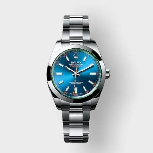 رولكس رجالي ميلغوس مينا ازرق