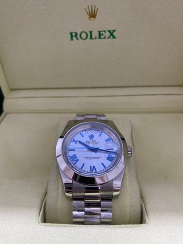 رولكس رجالي ايس بلو