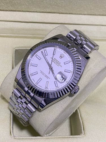 رولكس رجالي ديت جست ابيض