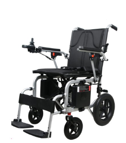 كرسي كهربائى الومنيوم -خفيف الوزن-سهل الطى-بطارية...
