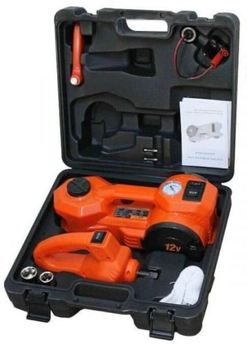 رافعة 3 طن للسيارة كهربائية 4 فى 1 رافعة ضاغط هواء...