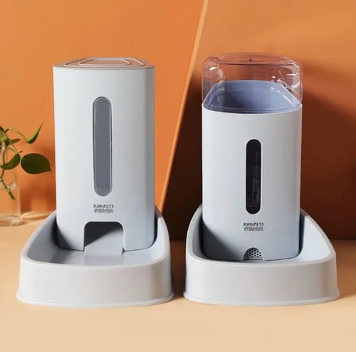 مأكلية للطعام الجاف ومشربية مع فلتر تصفية المياه -...