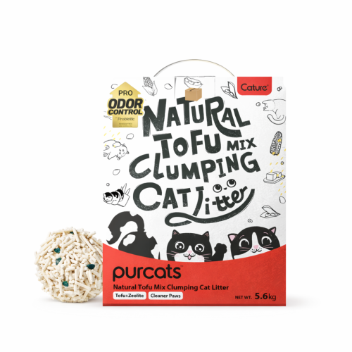 Purcats رمل كاتشور قطط خليط التوفو والزيوليت – تكت...