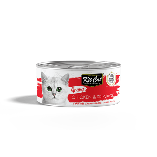 معلبات كت كات جرايفي الدجاج والتونة بالمرق 70غ Kit...