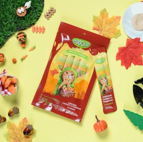 موتشي مكافآت قطط كريمة الدجاج والجزر واليقطين Mooc...