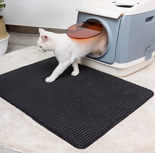 سجادة ليتر بوكس تمنع تناثر الرمل - حجم وسط