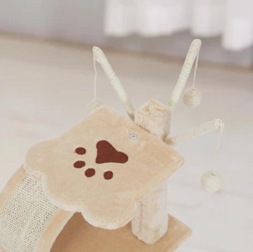 خداشة قطط ثنائية (مقعد وخداشة على شكل قوس مع سنارة...