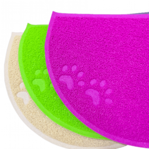 سجادة حوض رمل القطط دعاسة لتنظيف ارجل القطط حجم صغ...