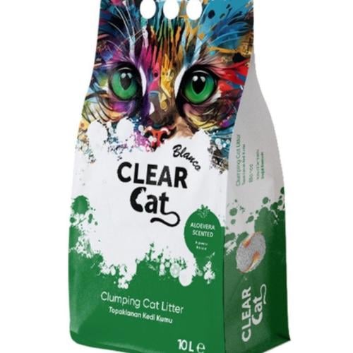 رمل القطط كلير كات بلانكو برائحة الالوفيرا Clear C...