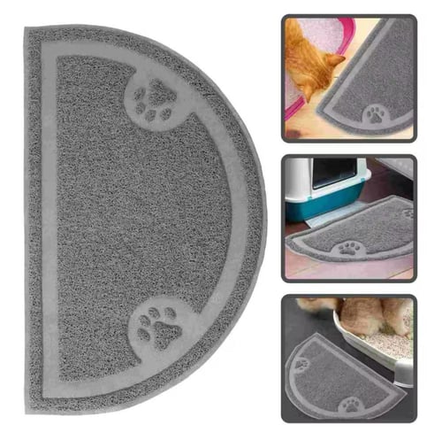 سجادة حوض رمل القطط دعاسة لتنظيف ارجل القطط حجم كب...