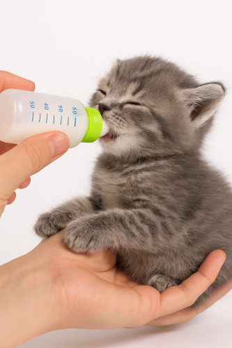 رضاعة قطط وحيوانات اليفة متعددة الالوان 80 مل