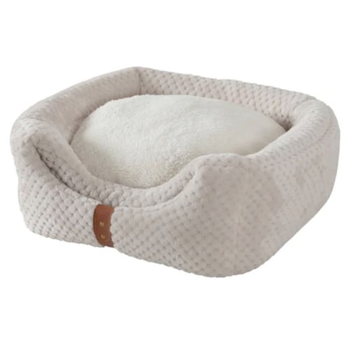 زولوكس بالوما سرير للقطط 2 في 1 - كوخ بيج ورمادي Z...