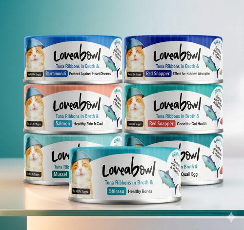 Loveabowl Tuna Variety Pack طعام قطط رطب مشكل تونة...