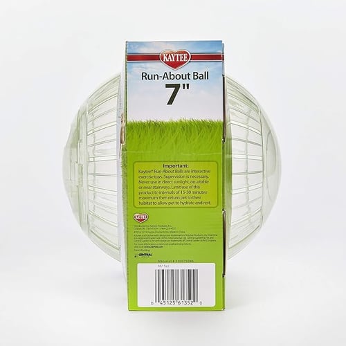 عجلة الهامستر حجم كبير - 17 سم Rainbow Ball For Ha...