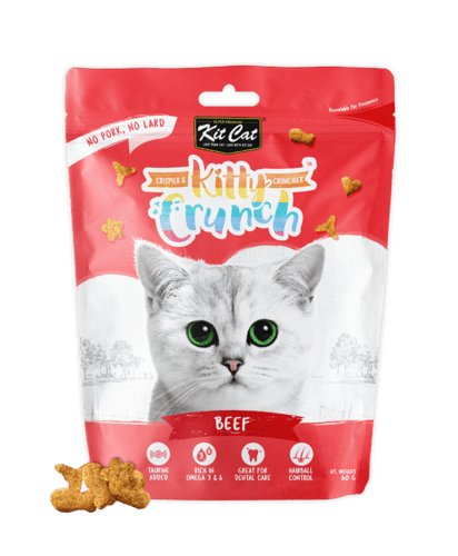 مكافآت كت كات كيتي كرنش نكهة اللحم البقري Kit Cat...