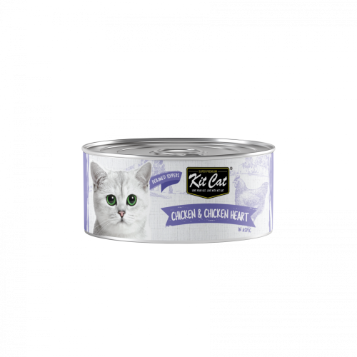 ‎كت كات معلبات فيليه الدجاج مع قلوب الدجاج 80غ Kit...