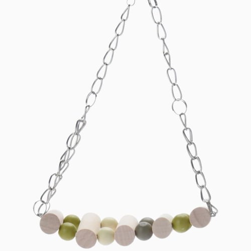 زولوكس جسر معلق خشبي مع سلسلة - العاب طيور Zolux W...