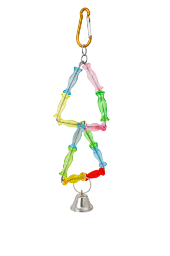 لعبة طيور مرجيحة طيور ملونة - مجثم للببغاوات الصغي...