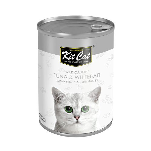 كت كات معلبات التونة وصغار السمك (طعام رطب للقطط ا...