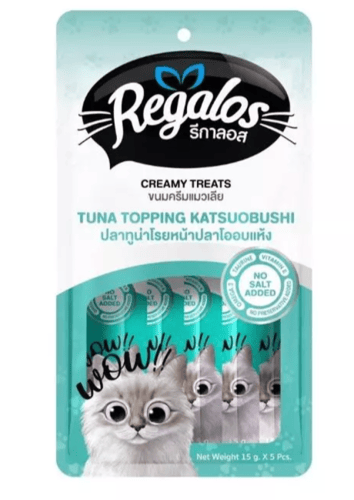 ريقالوس مكافآت قطط كريمية - نكهة الدجاج والتونة (م...