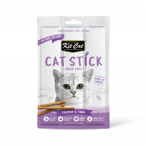 ‎كت كات ستيك مكافآت قطط اعواد الدجاج والسالمون - ن...