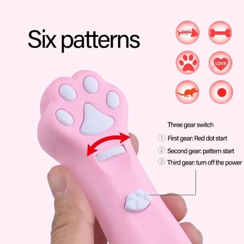 قلم ليزر - مصباح يدري لتدريب الحيوانات الاليفة - ه...