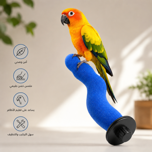مجثم مبرد الببغاوات والطيور من STA (إيطالي) | STA Italy Parrot Grooming Perch