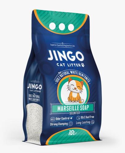 jingo cat litter natural marseille soap رمل جينغو...