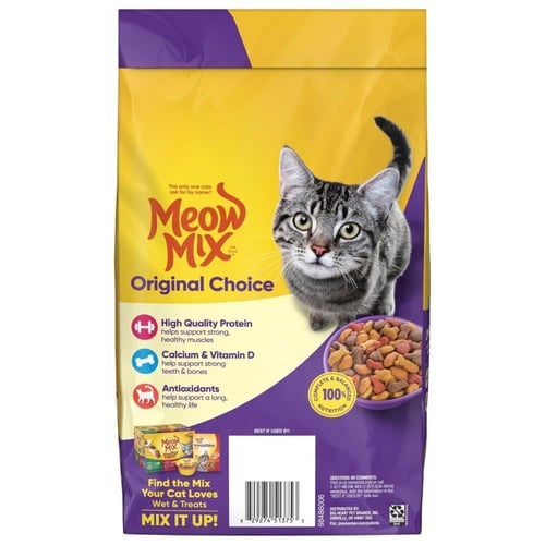 Meow Mix Original Choice Dry Cat Food مياو مكس طعا...