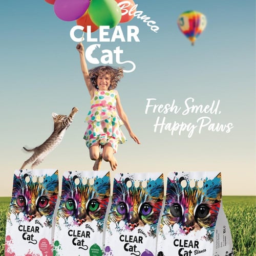 رمل القطط كلير كات بلانكو برائحة اللافندر Clear Ca...