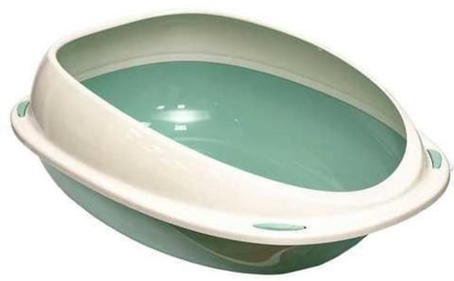 حوض رمل القطط ايطالي ليتر بوكس مكشوف مع اطار GeorP...