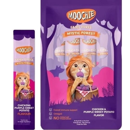 موتشي مكافآت قطط كريمة الدجاج ونكهة البطاطا الحلوة...