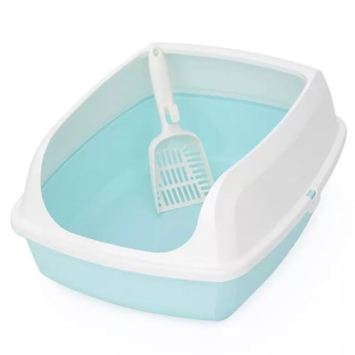 ليتر بوكس حجم كبير مع مجرفة اضافية - حوض رمل القطط...