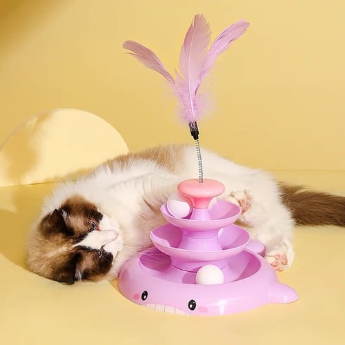 لعبة قطط على شكل دولفين ثلاث مسارات - العاب قطط وح...