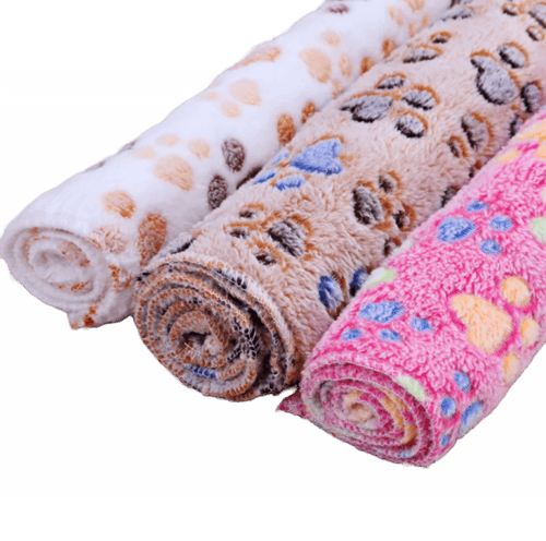 بطانية دافئة ملونة - فرشة للأم وصغار القطط حجم كبي...