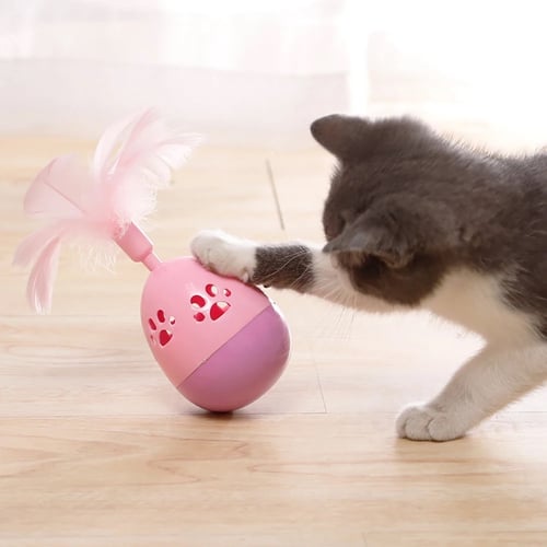 لعبة كرة الريش مع صوت جرس - العاب قطط تفاعلية