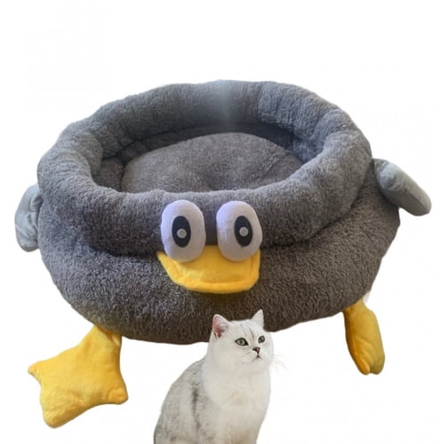 سرير لطيف وجذاب البطريق السعيد بيت قطط وحيوانات ال...