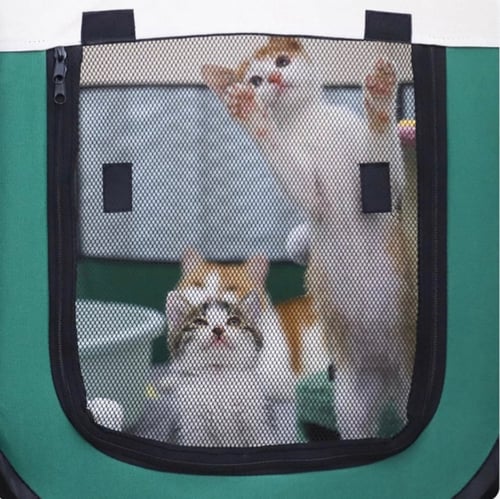 خيمة دائرية قابلة للطي حجم صغير - محبس قطط وحيوانا...