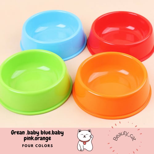 صحن اطعام القطط والحيوانات الاليفة - حجم كبير