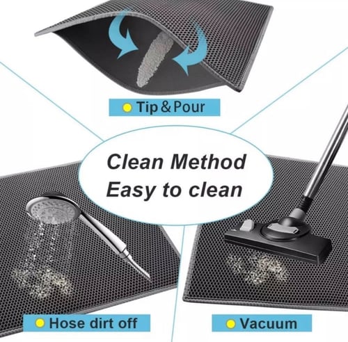 سجادة ليتر بوكس تمنع تناثر الرمل - حجم وسط