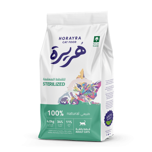 هريرة طعام القطط البالغة المعقمة Horayra - Adult c...